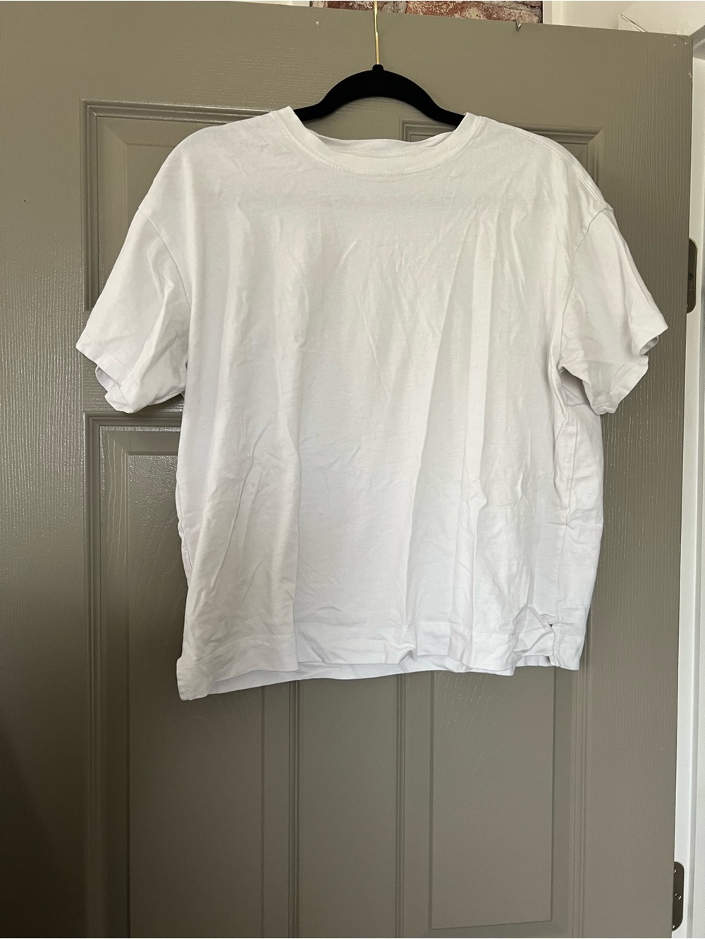 Classic White Men's Crew Neck T-Shirt